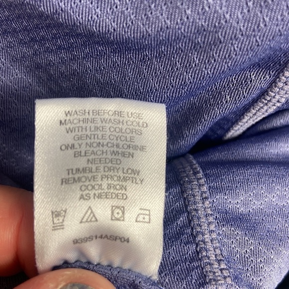 Aspire Purple Racerback Tank with Built in Bra - Picture 8 of 9